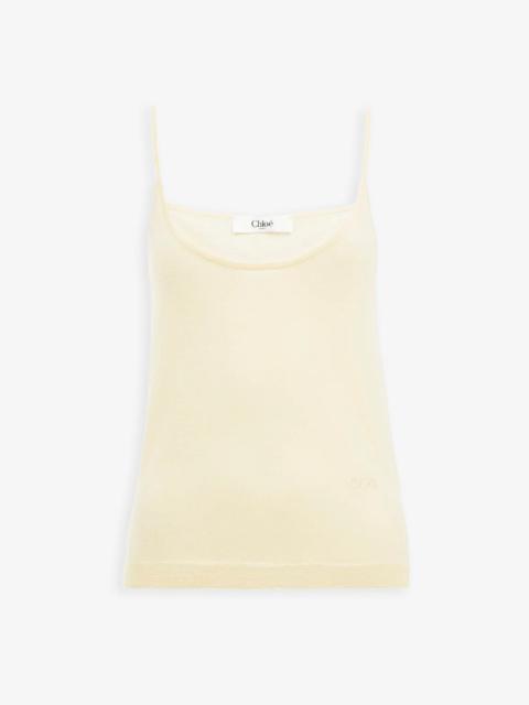 Chloé Wool knit tank top