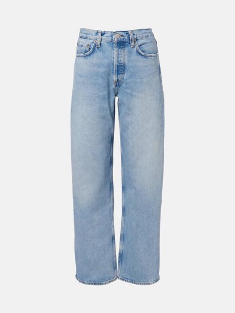 AGOLDE Mid-rise wide-leg jeans