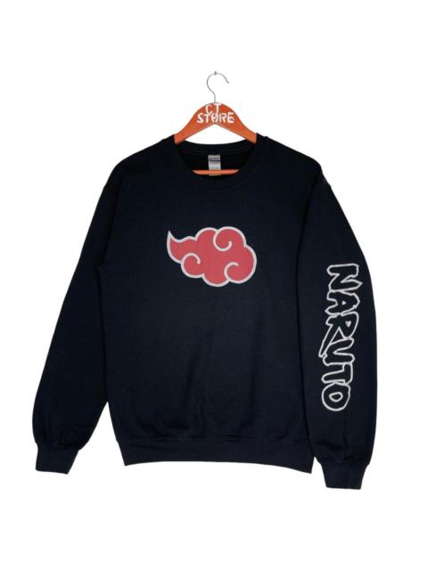 Other Designers Japanese Brand - Naruto Shippuden Akatsuki Cloud Crewneck Sweatshirt