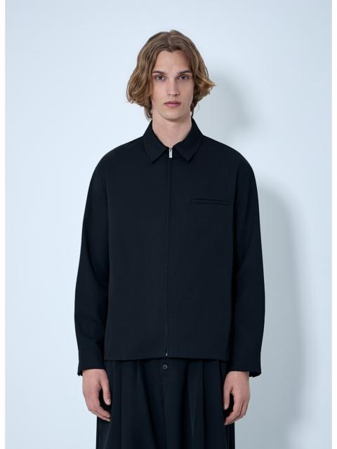 JACQUEMUS Jacquemus Men Zip-Front Cotton Shirt