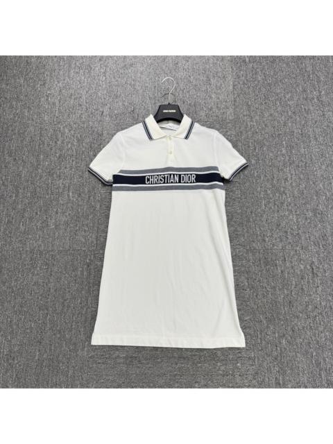 Dior Dior Logo Embroidery Dress