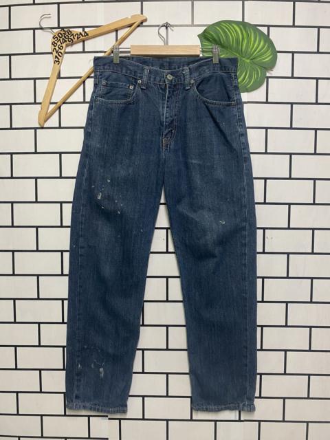 Other Designers Vintage LEVIS 550 Mid Blue Paint Splashed Jeans - L32