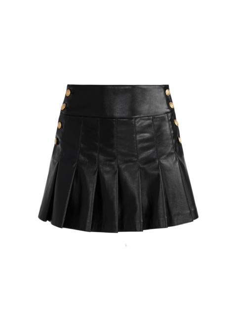 Alice + Olivia LANNA VEGAN MINI SKIRT