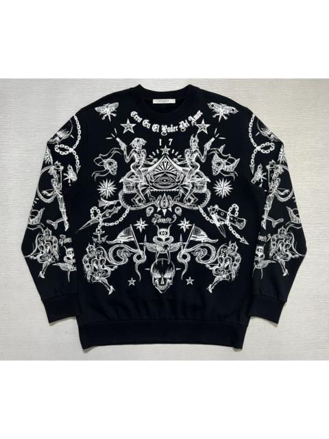 Givenchy Givenchy - SS17 - Tattoo All Over Print Sweatshirt