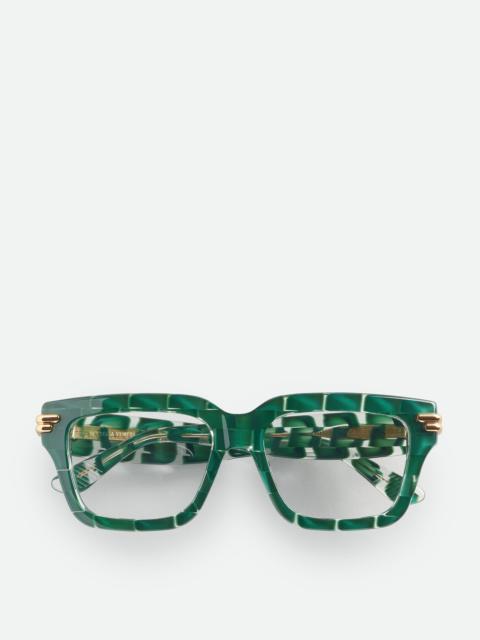 Bottega Veneta Mitre Square Eyeglasses