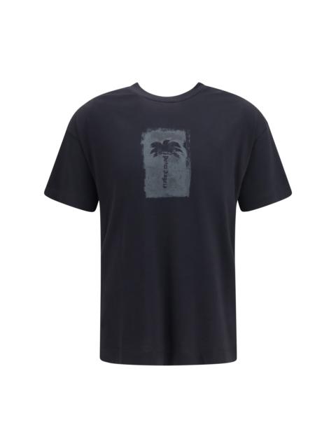 Palm Angels Palm Angels Palm Tree Cotton T-shirt Black Grey