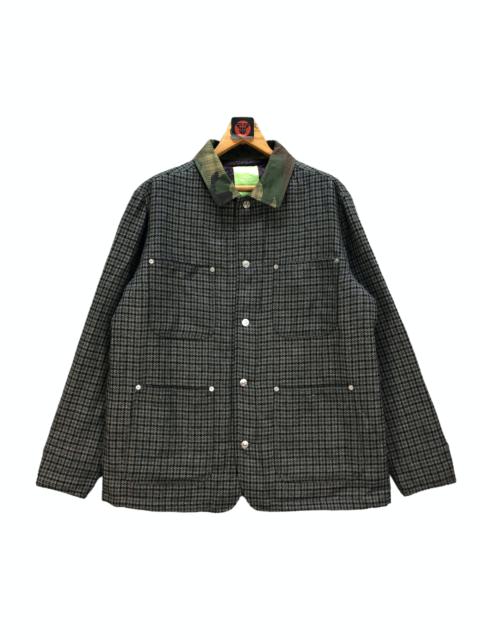 Other Designers 06's SWAGGER WOOL CHECKED CHORE JACKET #6830-92
