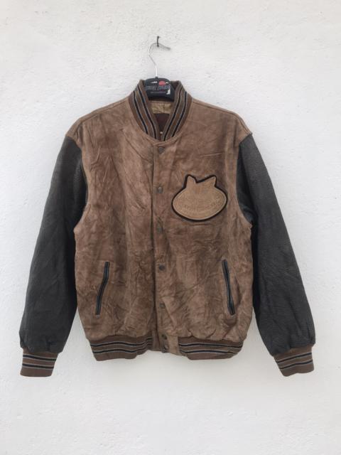 Other Designers Varsity - Vintage BA-TSU Suede Leather Varsity Jackets