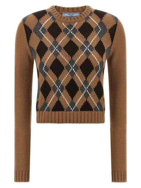 Prada Argyle sweater