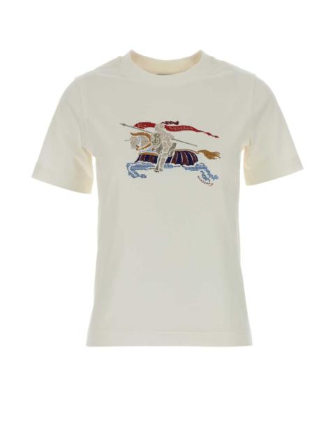 Burberry Burberry Women White Cotton T-Shirt