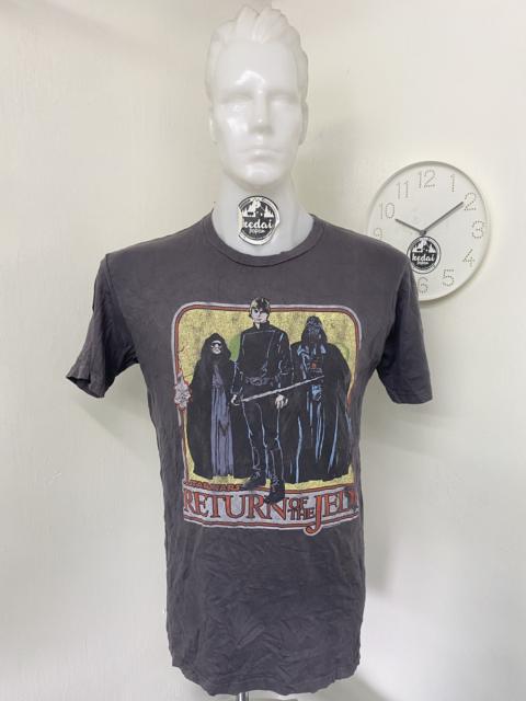 Other Designers Vintage - VTG DISTRESSED JUNK FOOD STAR WARS RETURN of THE JEDI TEE