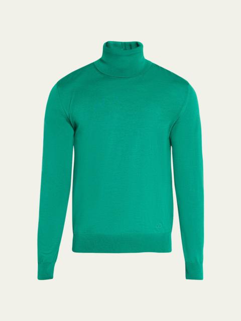 Men's Wool Turtleneck Sweater