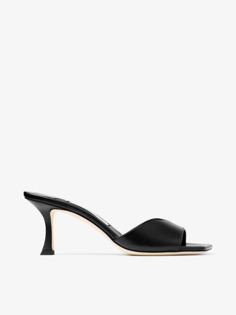 JIMMY CHOO Skye 70
Black Leather Sandals