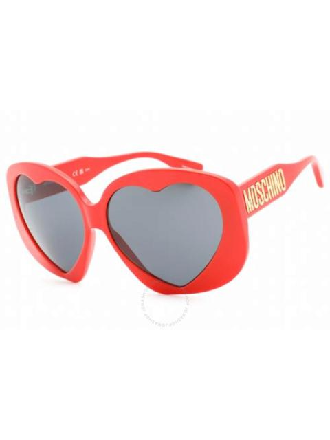 Moschino Moschino Grey Irregular Ladies Sunglasses MOS152/S 0C9A/IR 61