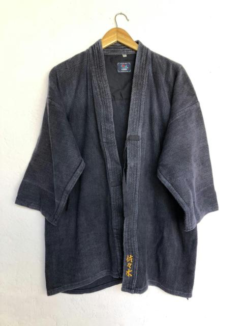 Other Designers Japanese Brand - Vintage Koei Chemical co.Ltd Kimono indigo faded design