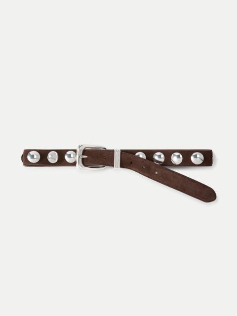 VERONICA BEARD ARCH SUEDE STUDDED BELT