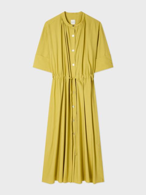 Paul Smith Women's Lime Lyocell-Cotton Shirt Dress