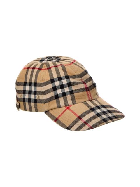 Burberry Burberry Check Baseball Cap
