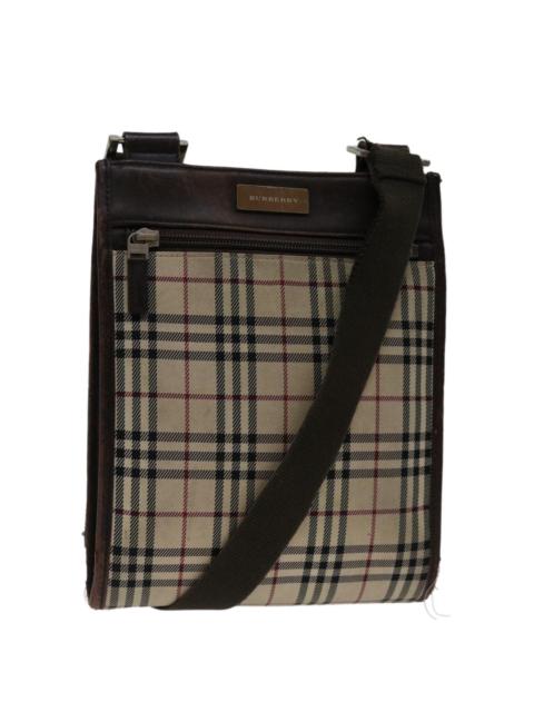Burberry Burberry Nova Check Shoulder Bag Canvas Beige Brown