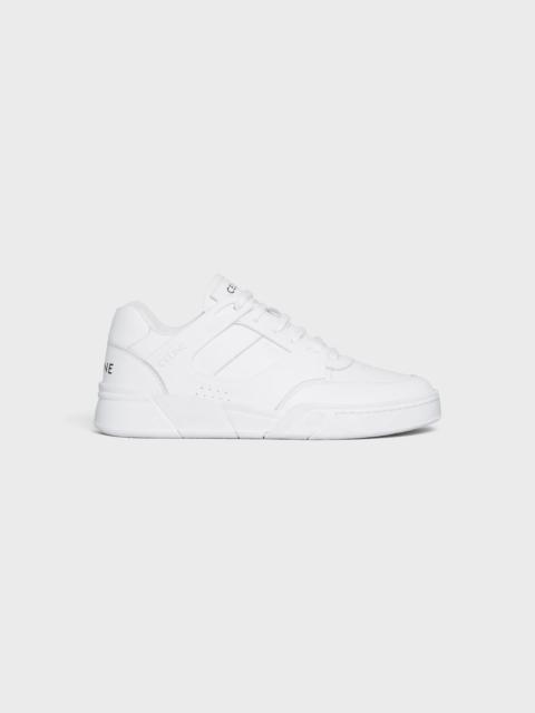 CELINE CELINE TRAINER CR-07 LOW LACE-UP SNEAKER in CALFSKIN