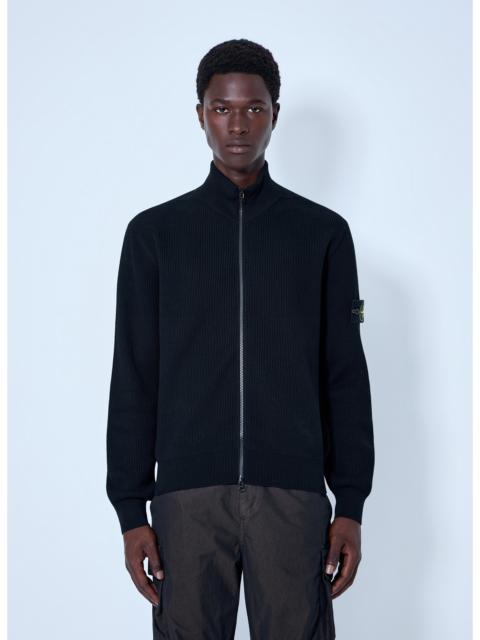 Stone Island Stone Island Men Ribbed Zip-Up Jacket