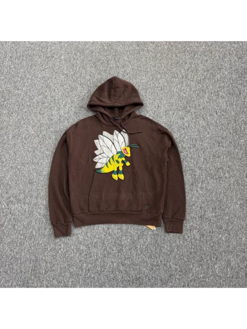 Louis Vuitton Louis Vuitton Brown Embroidered Cotton Hooded Sweater