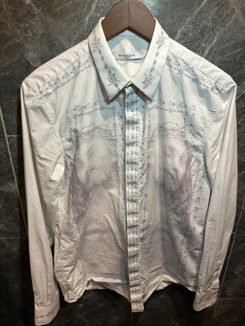 Givenchy Givenchy SS16 Jesus Religious Portrait Long-Sleeve Shirt