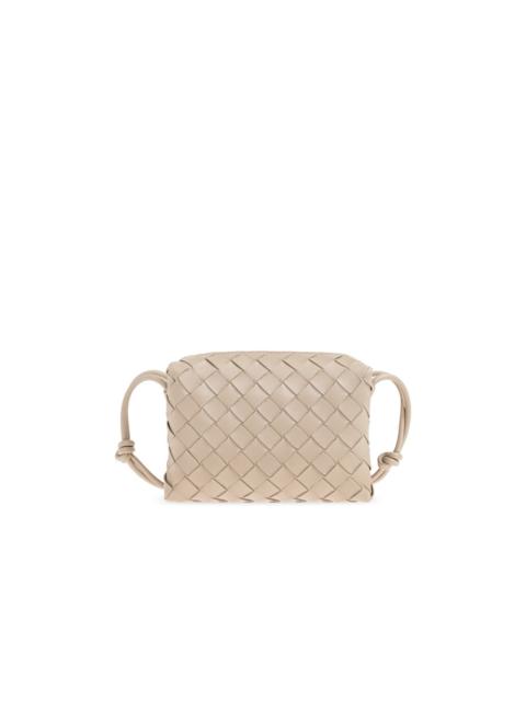 Bottega Veneta BOTTEGA VENETA Mini Loop $2300 Beige Leather Crossbody Bag N