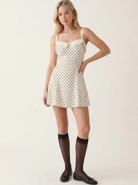 For Love & Lemons Minnie Dot Mini Dress