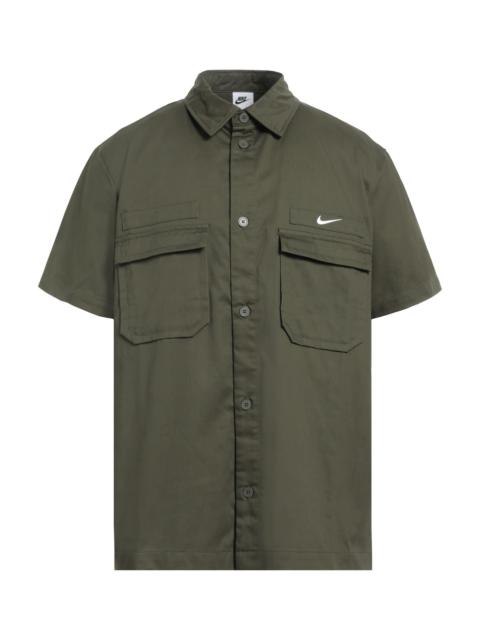 Dark green Men's Solid Color Shirt