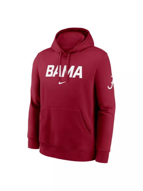 Nike 2025 Alabama Crimson Tide Club Hoodie-Red
