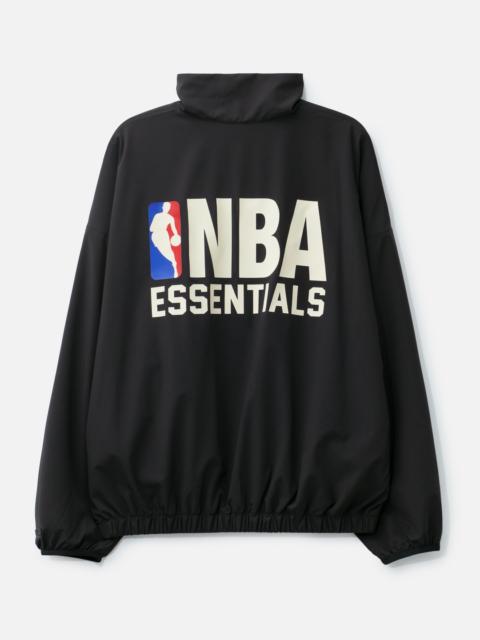 ESSENTIALS FEAR OF GOD ESSENTIALS X NBA NYLON 1/2 ZIP TRACK JACKET
