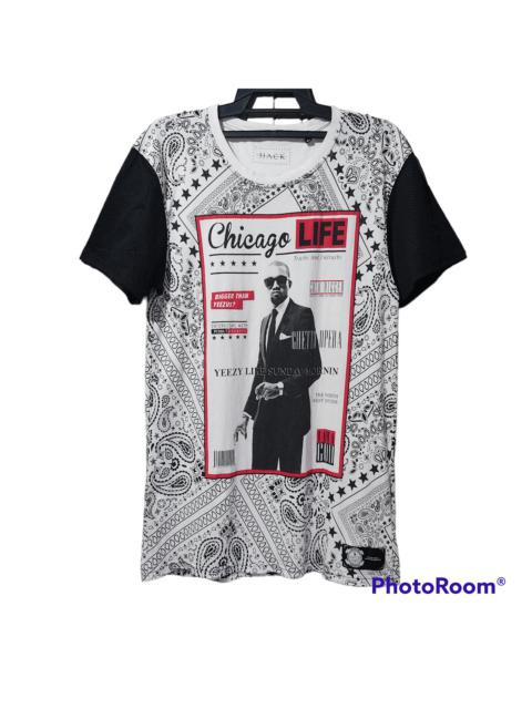 Other Designers Good Music Merchandise - Yeezy Chicago Life Magazine Paisley Design T-Shirt