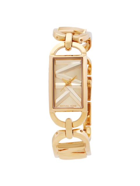 MICHAEL KORS Michael Kors MK Empire Quartz Gold Dial Ladies Watch MK7406