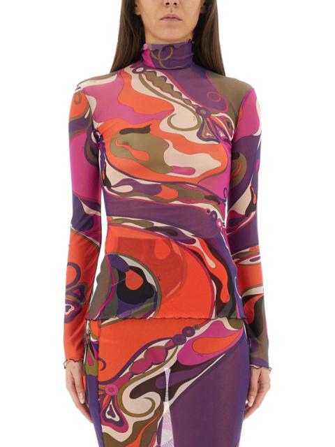 PUCCI Pucci Women Orchid Print Top