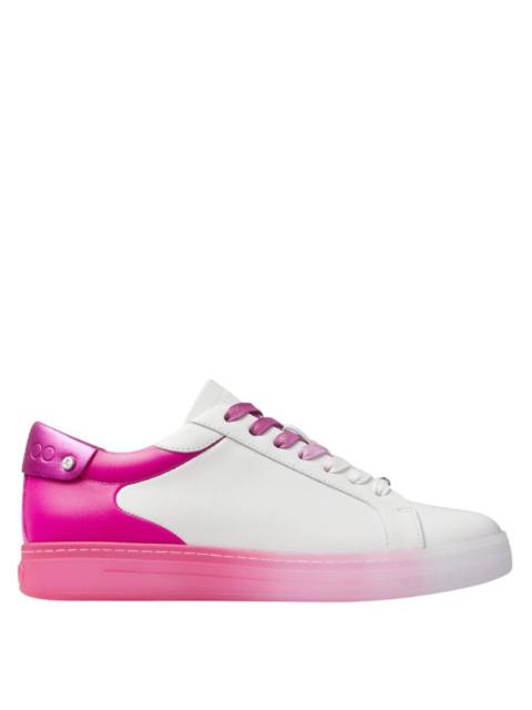 JIMMY CHOO Jimmy Choo Rome/F Leather Low-Top Sneakers