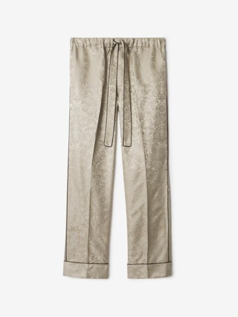 Burberry Sunflower Silk Pyjama Trousers