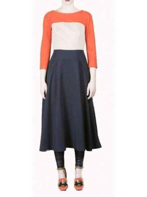 Other Designers Stretch Color Block Dress