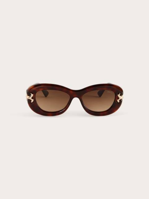 PUCCI PUCCI FISHTAIL OVAL SUNGLASSES