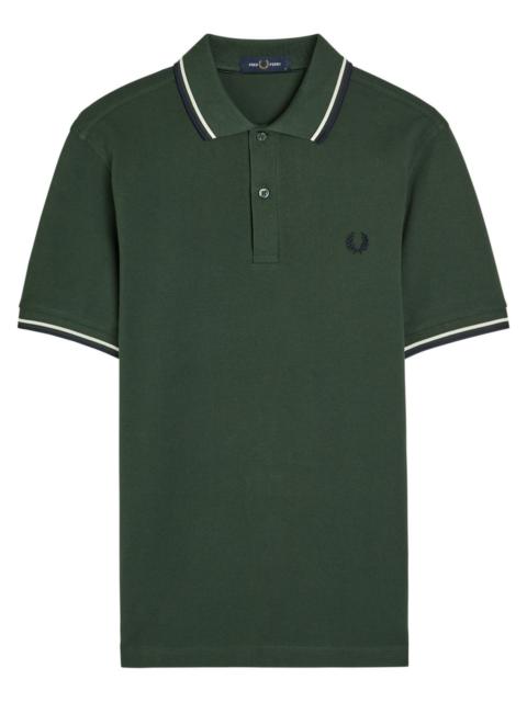 Fred Perry Fred Perry Twin Tipped Logo Piqué Cotton Polo Shirt
