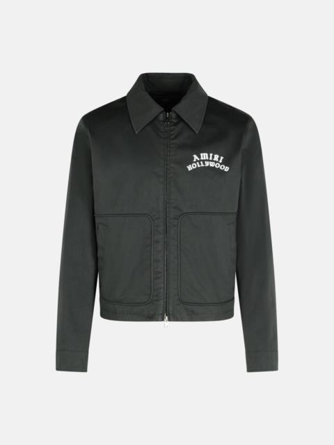 AMIRI 'HOLLYWOOD' BLACK COTTON JACKET