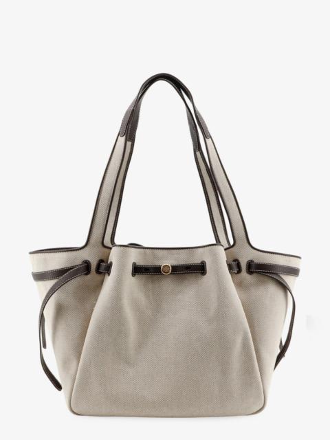 TORY BURCH Tory Burch Romy Canvas Tote Bag Beige
