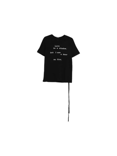 Ann Demeulemeester Ann Demeulemeester Black T-Shirts & Vests - T-Shirts Men