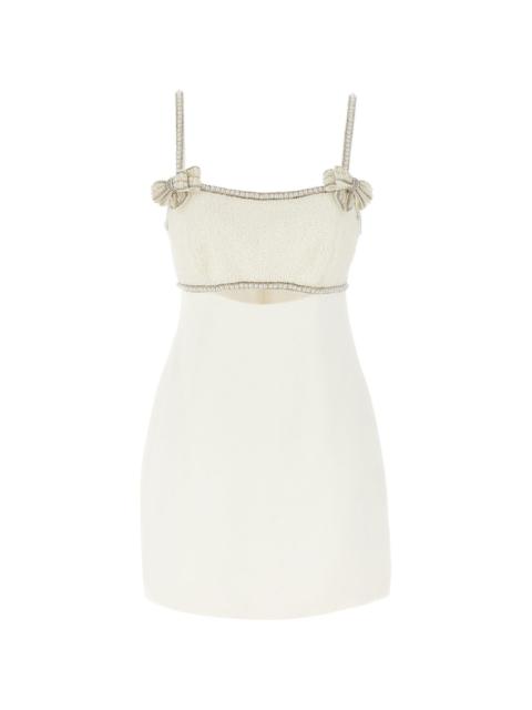 self-portrait rhinestone-embellished dress