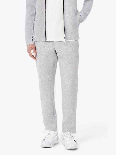LACOSTE Lacoste Mesh Panel Tapered Track Pants in Grey Chine/Light Grey at Nordstrom