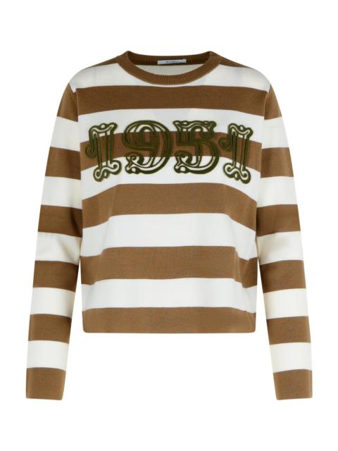 Max Mara 'viterbo' Virgin Wool Hazelnut Sweater