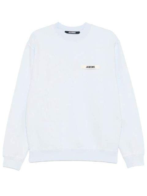JACQUEMUS Jacquemus Men Le Sweatshirt Gros Grain In Cotton