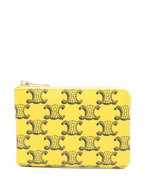 CELINE Celine Women Triomphe Canvas Coin Purse