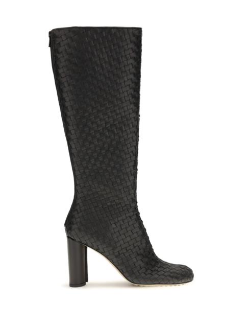 Bottega Veneta Bottega Veneta Cherry Intrecciato High Boots Black
