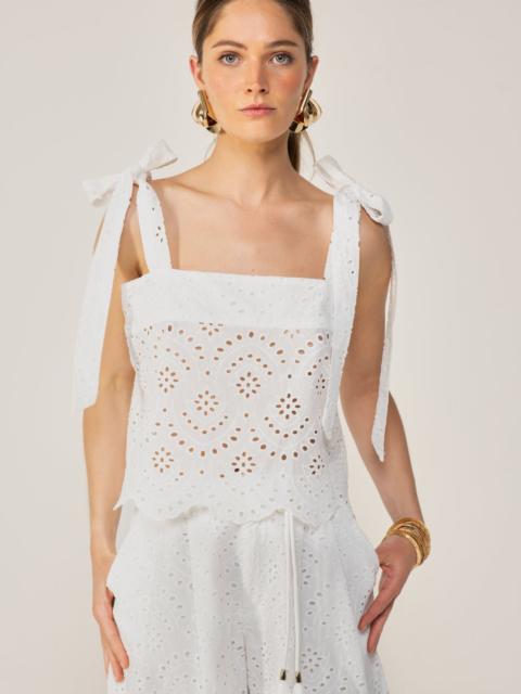 Poupette St Barth Top Noa - Natural White